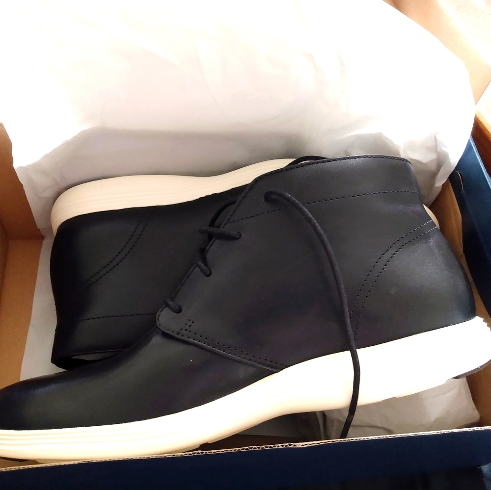 NEW Leather Cole Haan Grand Tour Chukka Boots